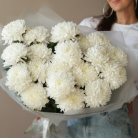 Букет ХРИЗАНТЕМЫ БЕЛЫЕ, 21 шт.