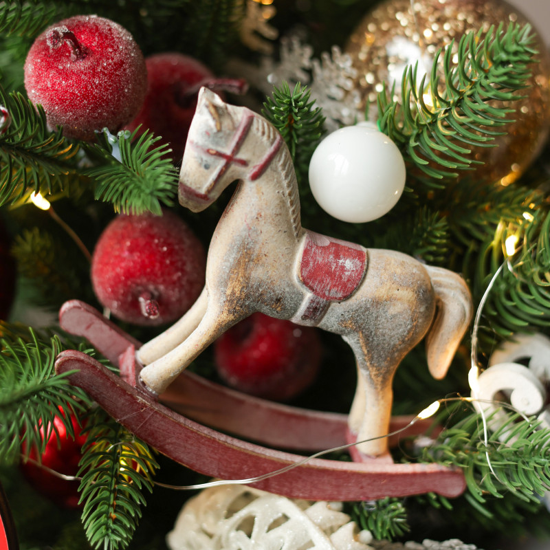 Елка эксклюзивная, МАТРЕШКИ, авторский декор, ручная работа, 90 см