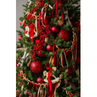 Елка новогодняя литая ПРЕМИУМ в РУССКОМ стиле, 210 СМ