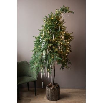 Елка авторская АРТ с хрустальным оформлением