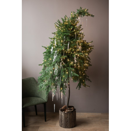 Елка авторская АРТ с хрустальным оформлением