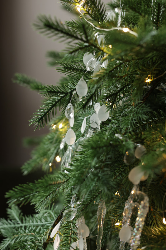 Елка авторская АРТ с хрустальным оформлением