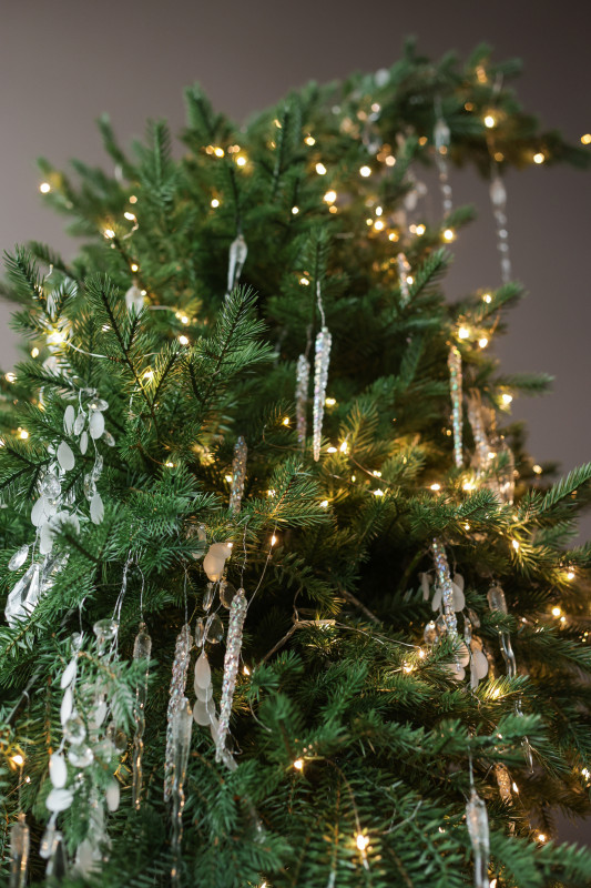 Елка авторская АРТ с хрустальным оформлением