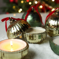 Ароматическая свеча «Новогодний шар Magic», золотой