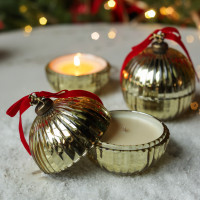 Ароматическая свеча «Новогодний шар Magic», золотой