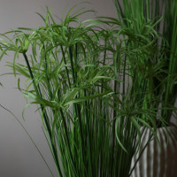 Декоративная трава в интерьерном вазоне