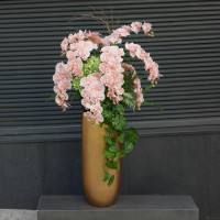 WOW напольная композиция  искусственных орхидей вазоне