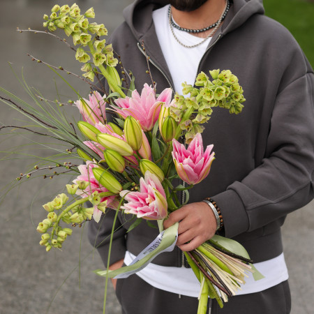 Букет без упаковки (интерьерный)