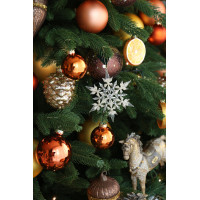 Елка с оформлением АПЕЛЬСИН, 210см