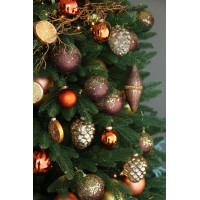 Елка с оформлением АПЕЛЬСИН, 210см