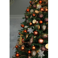 Елка с оформлением АПЕЛЬСИН, 210см