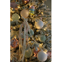 Елка с оформлением ПУДРА СЛАДКАЯ, 210-250 см