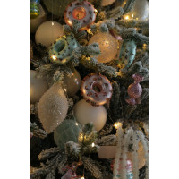 Елка с оформлением ПУДРА СЛАДКАЯ, 210-250 см