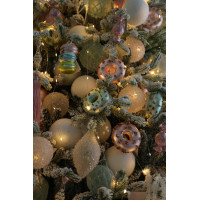 Елка с оформлением ПУДРА СЛАДКАЯ, 210-250 см