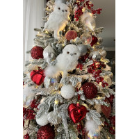 Елка с оформлением СЕВЕРНАЯ ЯГОДА, 210 см