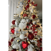 Елка с оформлением СЕВЕРНАЯ ЯГОДА, 210 см
