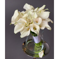 Букет ВАНИЛЬНОЕ ПЛАМЯ, округлый