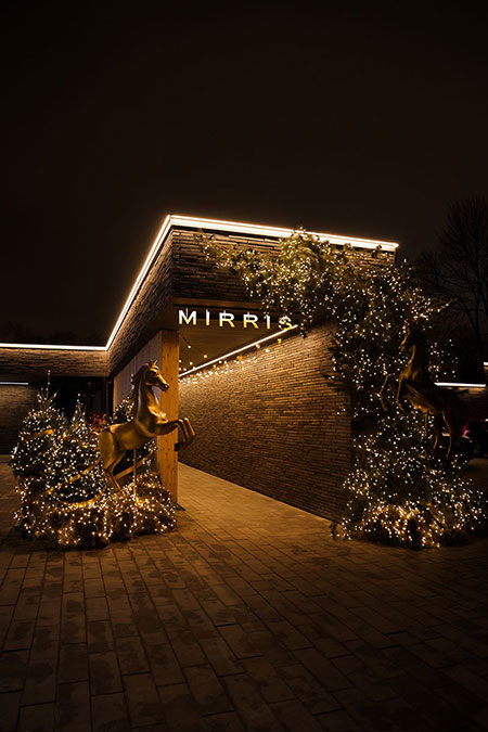 Новогоднее оформление ресторанов и кафе