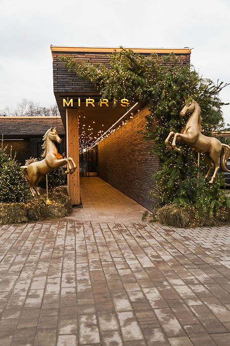 Новогоднее оформление ресторанов и кафе