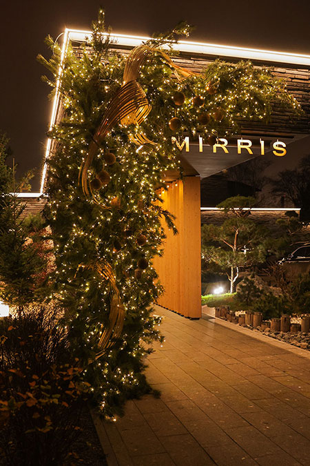 Новогоднее оформление ресторанов и кафе