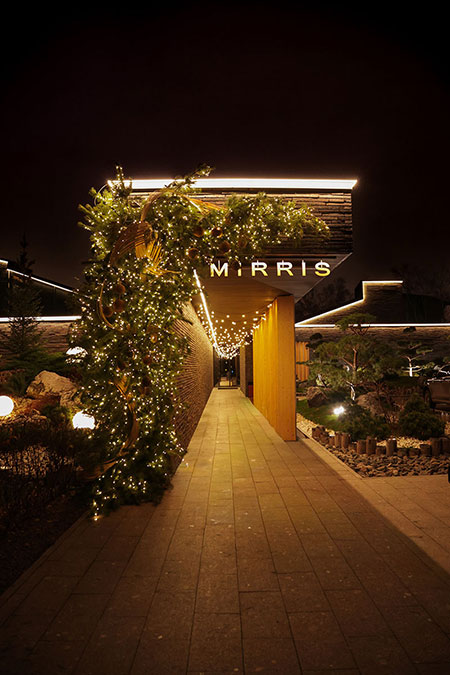 Новогоднее оформление ресторанов и кафе