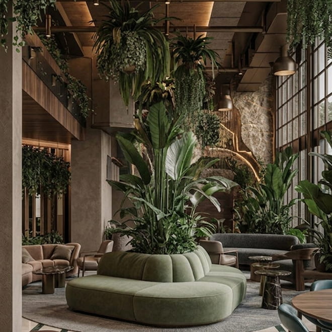 Озеленение ресторанов