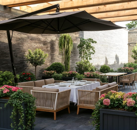 Озеленение веранд и террас